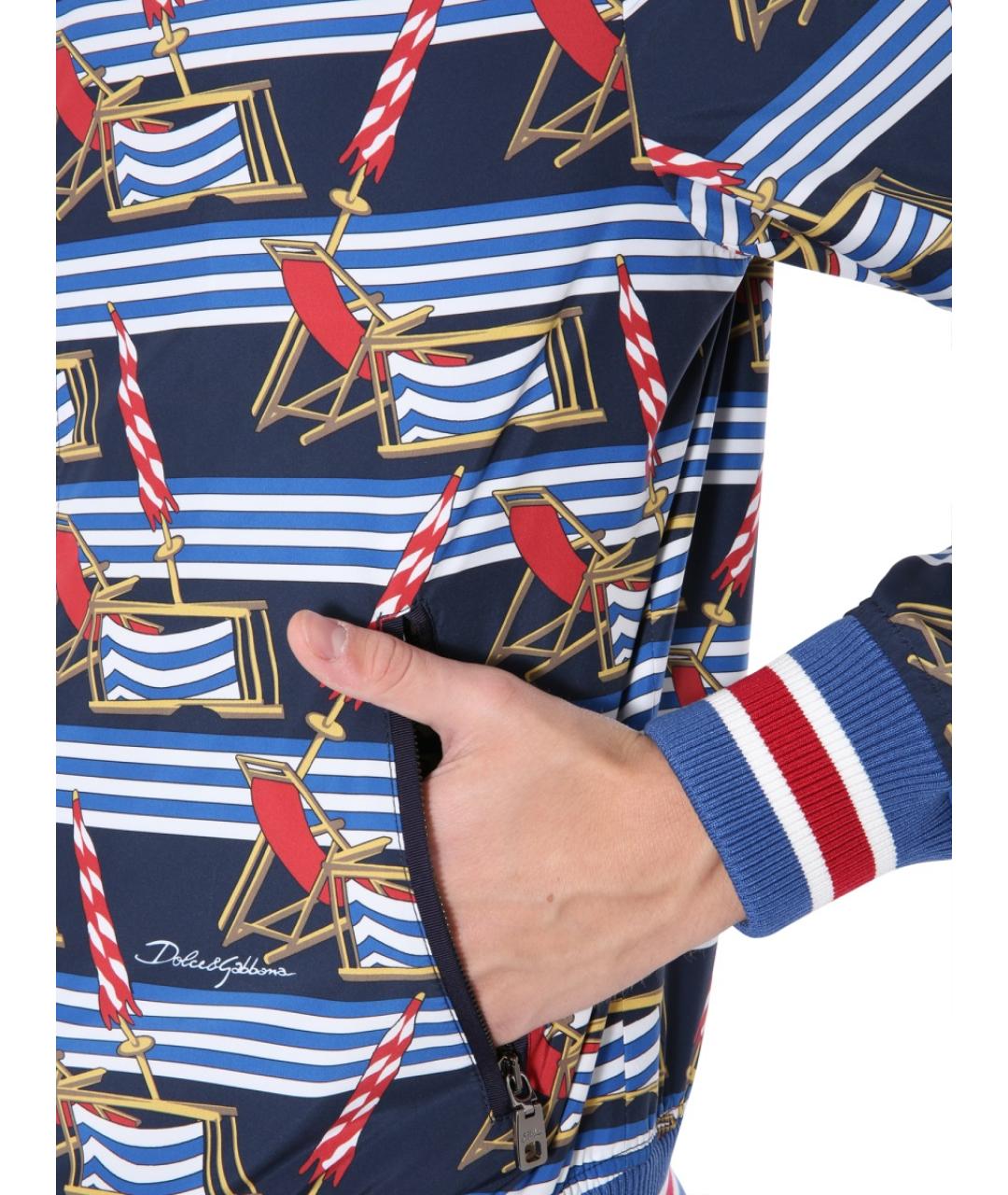 DOLCE&GABBANA Синяя куртка, фото 4