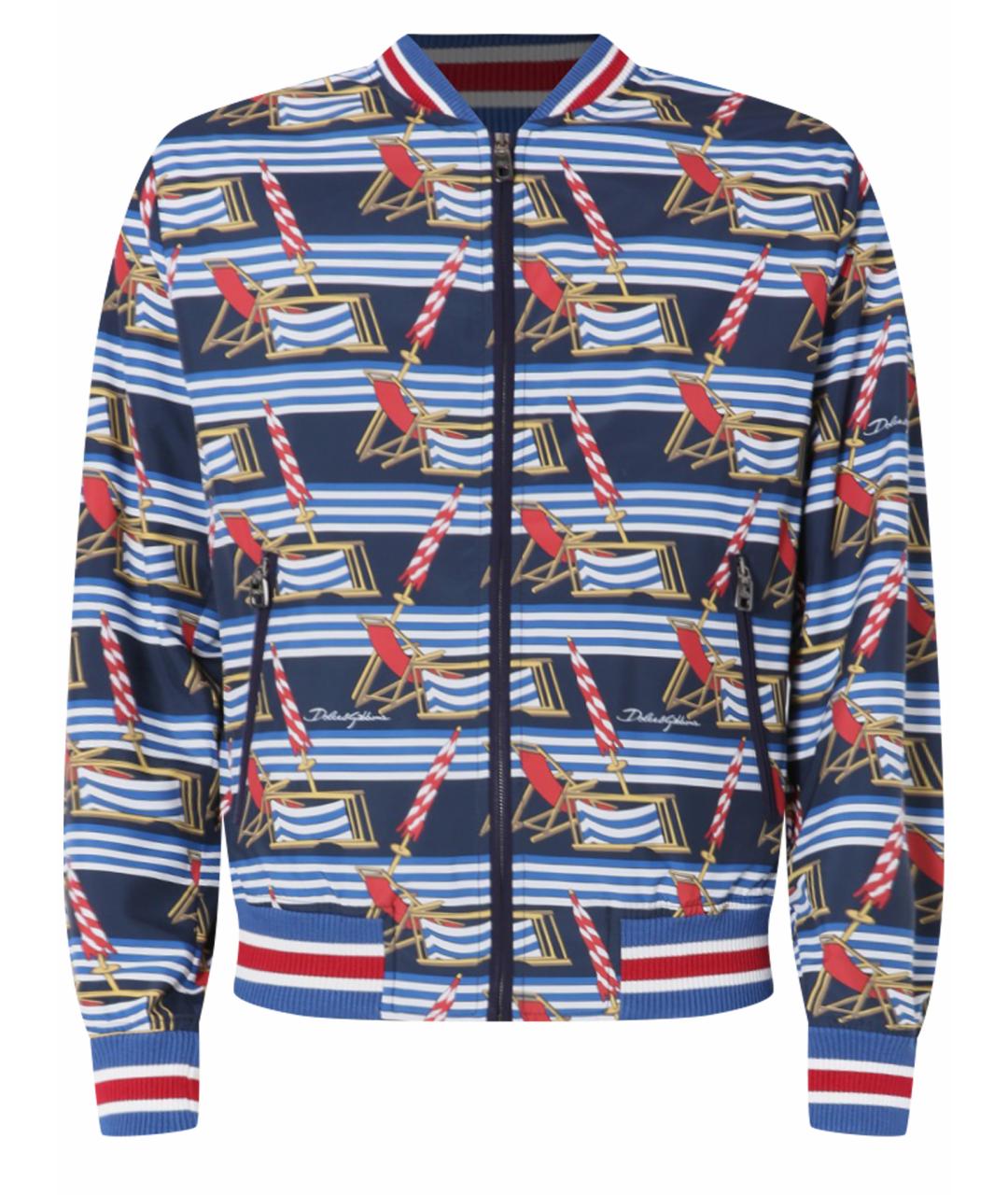 DOLCE&GABBANA Синяя куртка, фото 1