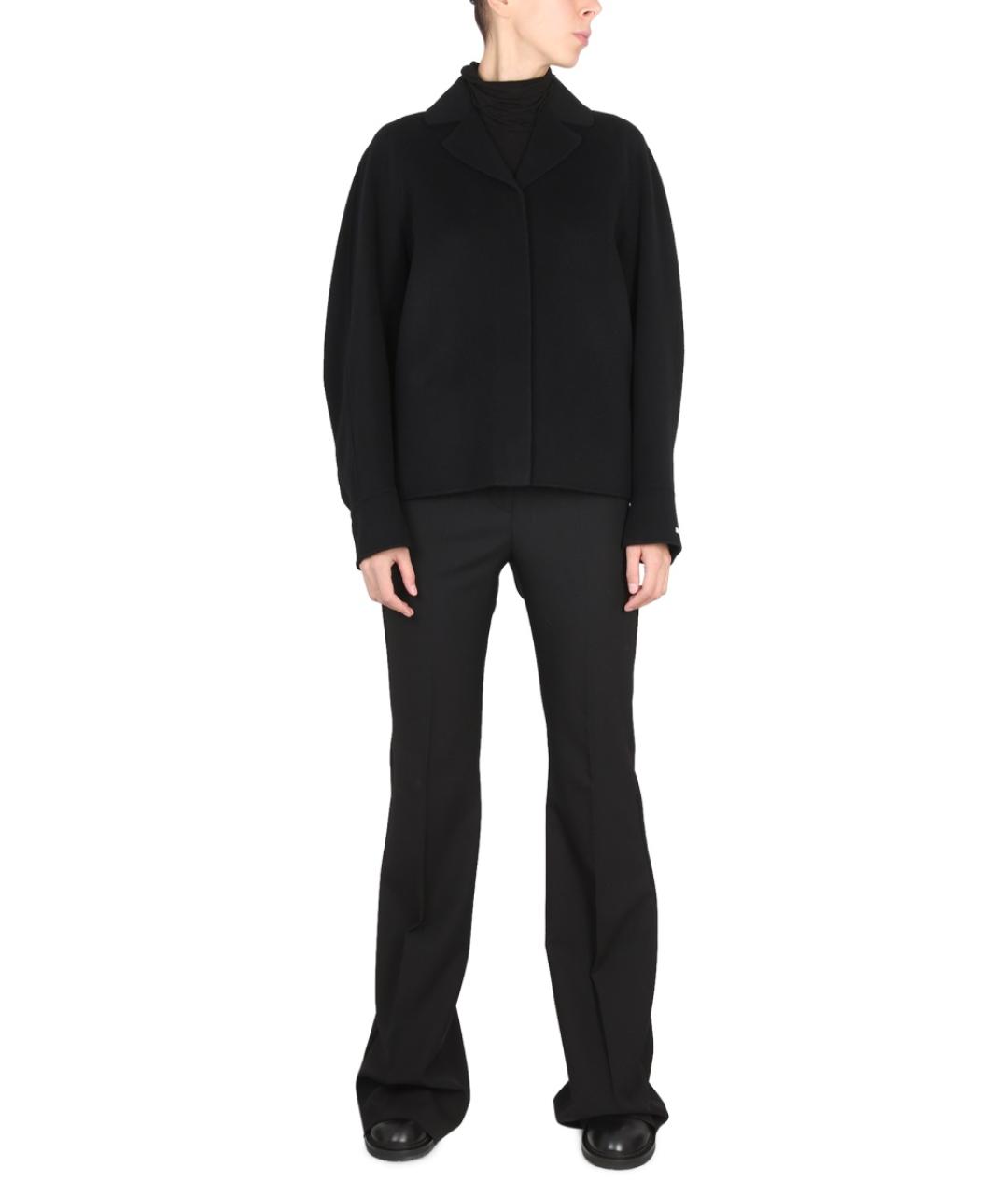 MAX MARA Черное шерстяное пальто, фото 2