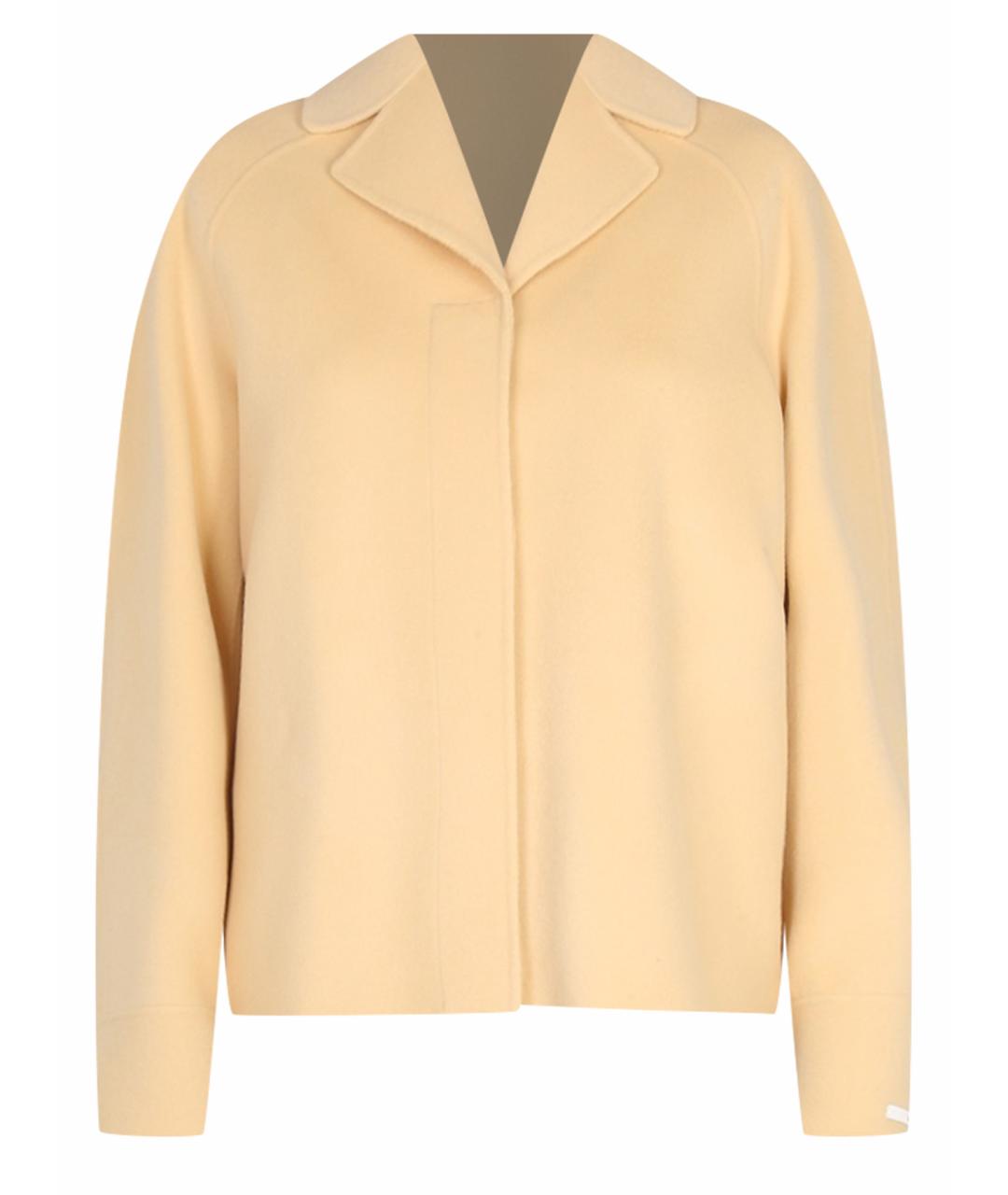 MAX MARA Бежевое шерстяное пальто, фото 1