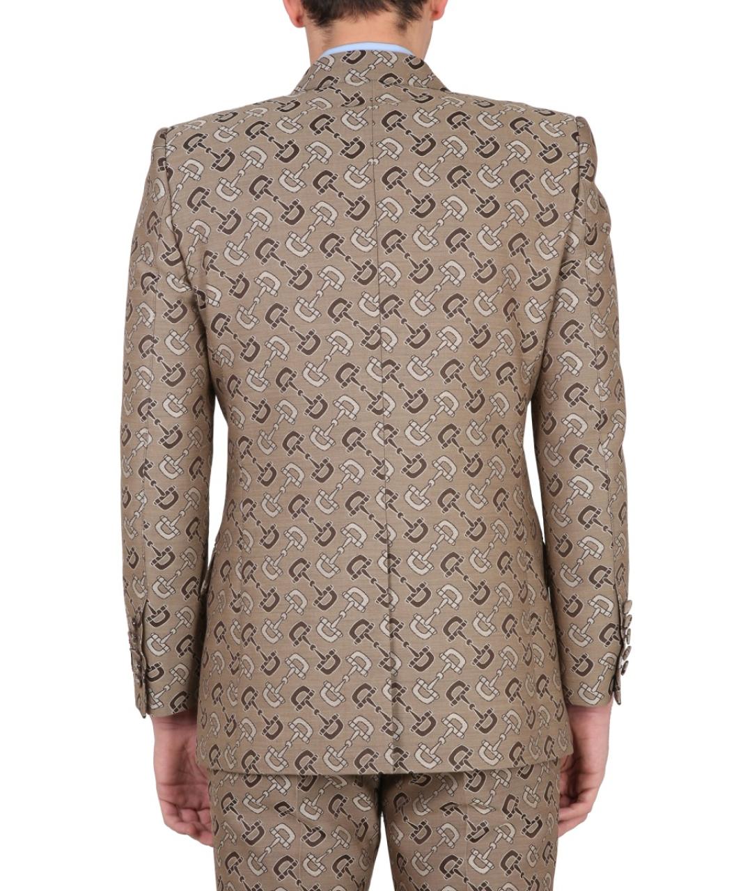 GUCCI Коричневая хлопковая куртка, фото 3