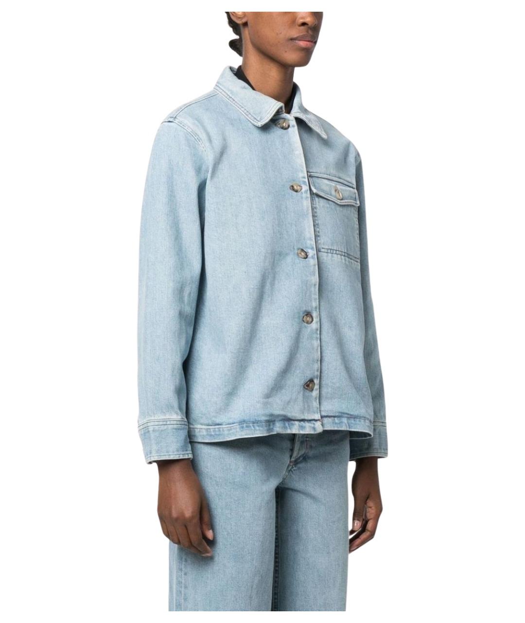 A.P.C. Голубая хлопковая куртка, фото 3