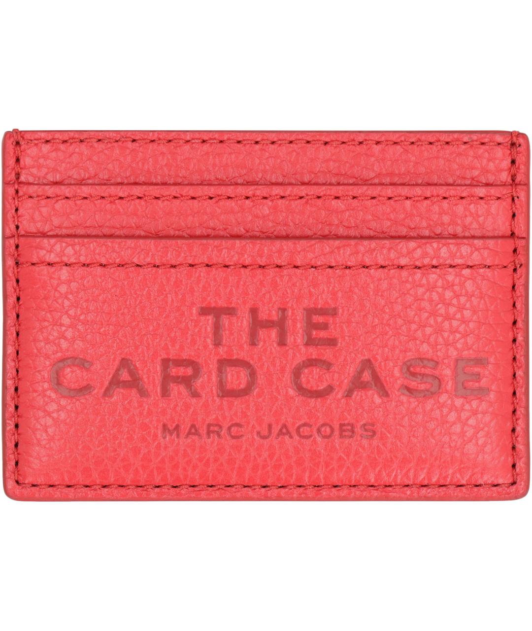MARC JACOBS Красный кожаный кардхолдер, фото 1