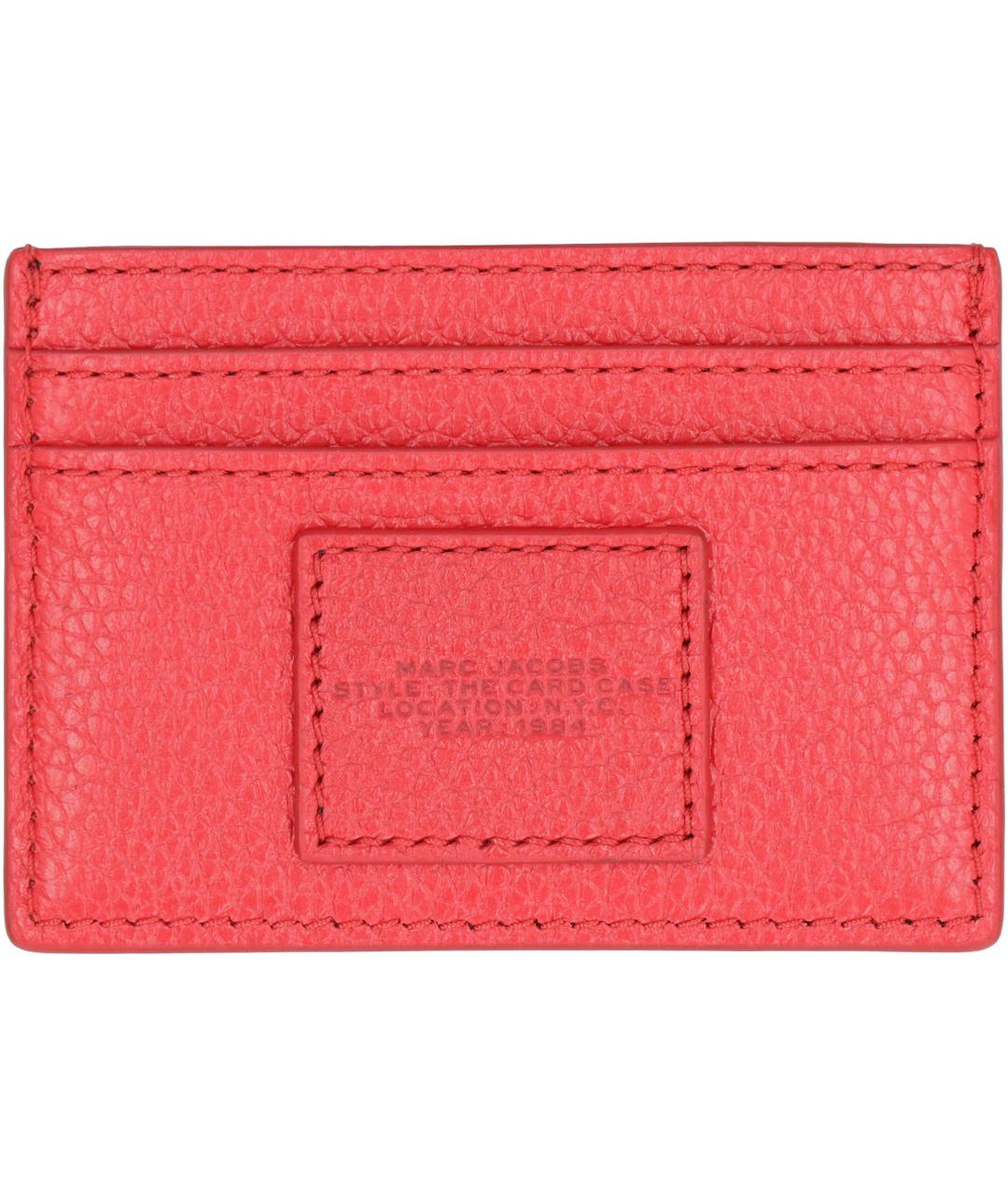 MARC JACOBS Красный кожаный кардхолдер, фото 2