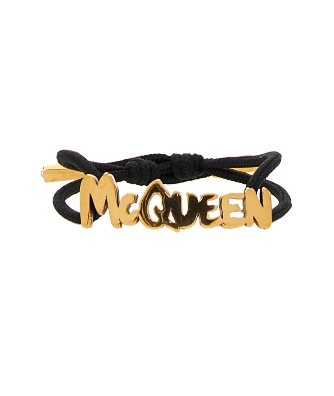 ALEXANDER MCQUEEN Черный браслет, фото 1