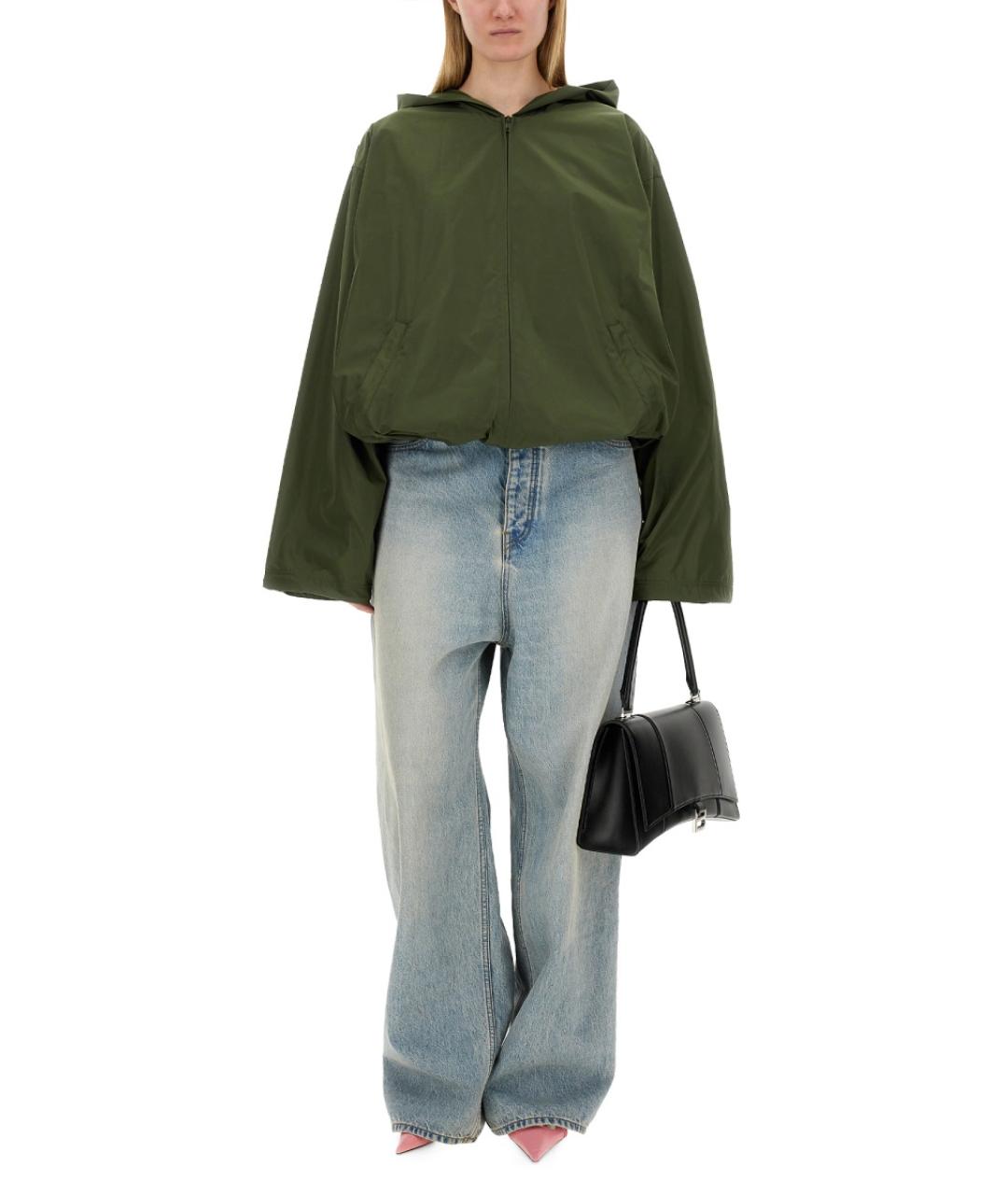 BALENCIAGA Коричневая полиэстеровая куртка, фото 2