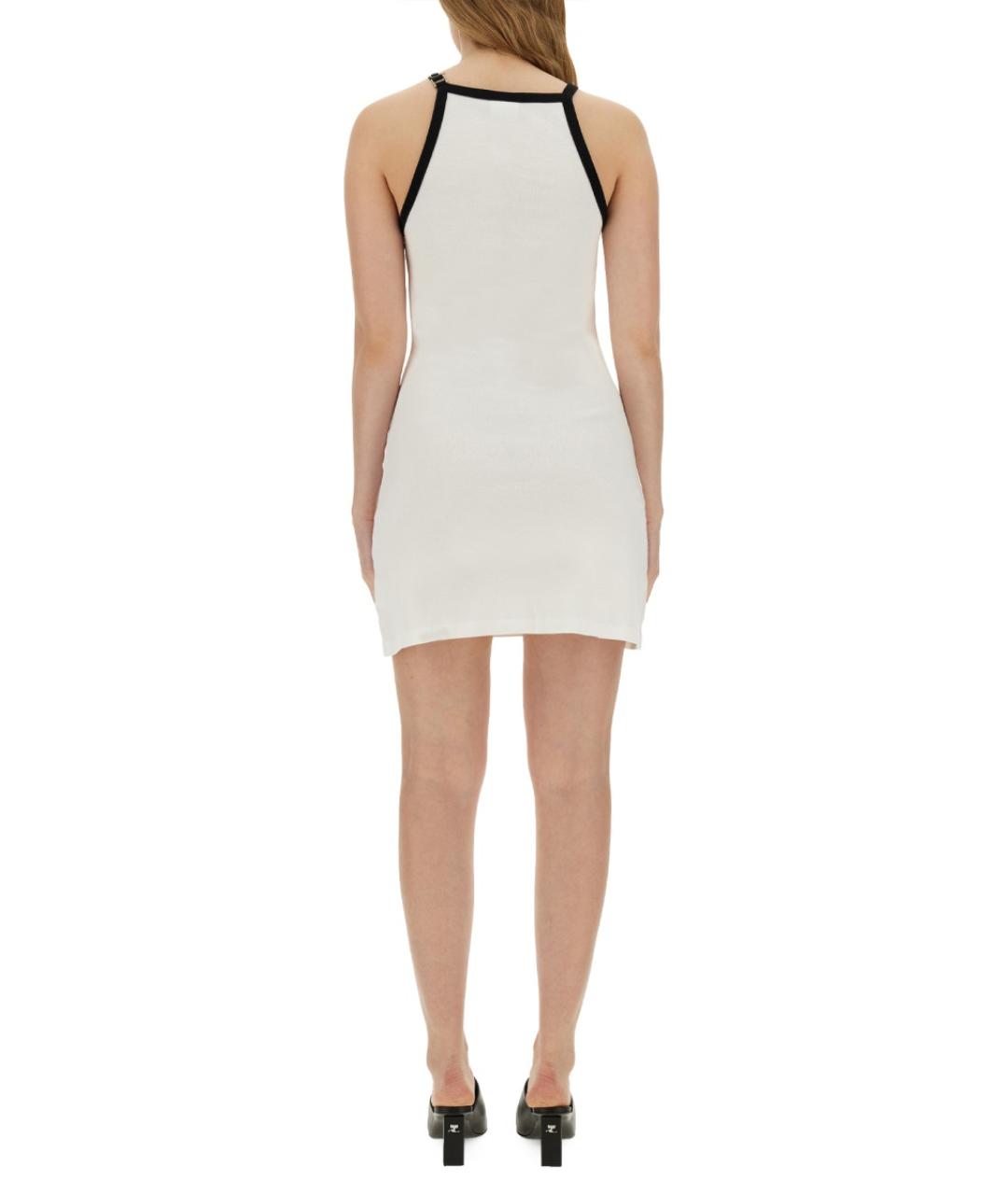 COURREGES Белое хлопковое повседневное платье, фото 4
