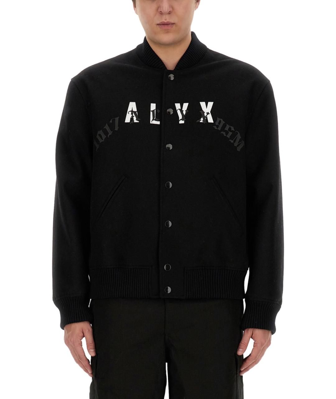1017 ALYX 9SM Черная шерстяная куртка, фото 2
