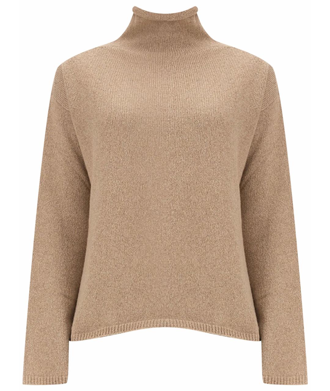 'S MAX MARA Бежевый кашемировый джемпер / свитер, фото 1