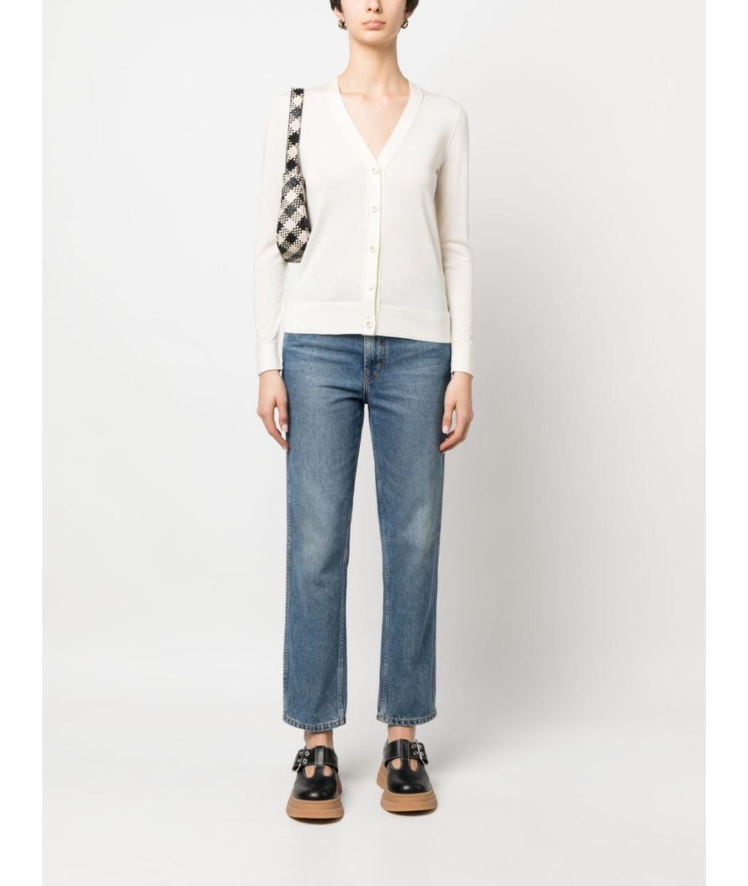 TORY BURCH Бежевый шерстяной кардиган, фото 5