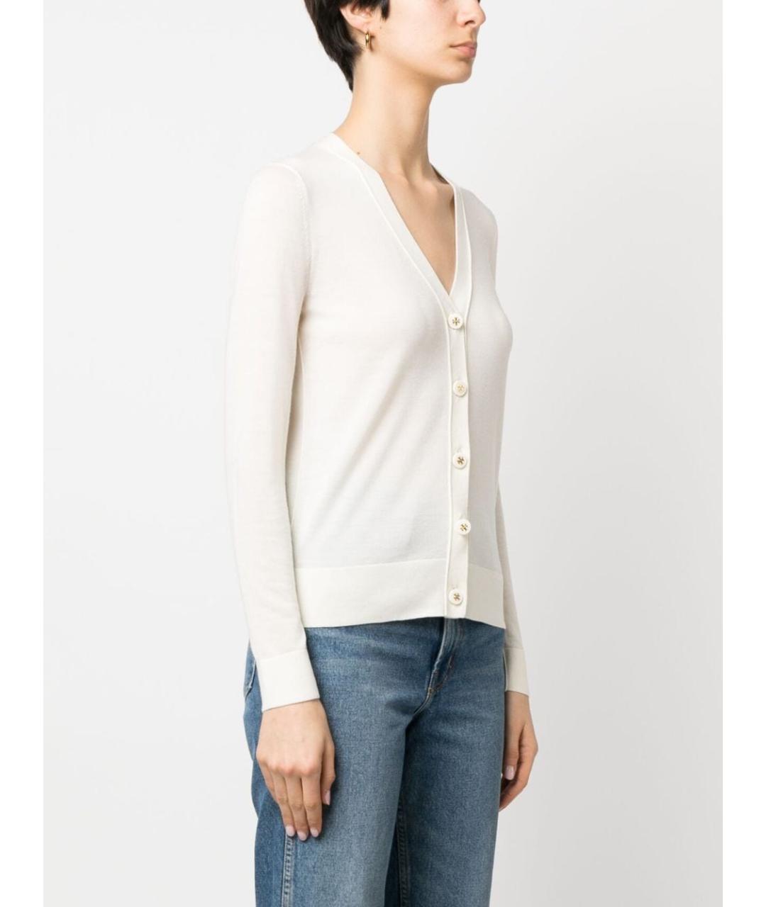 TORY BURCH Бежевый шерстяной кардиган, фото 4