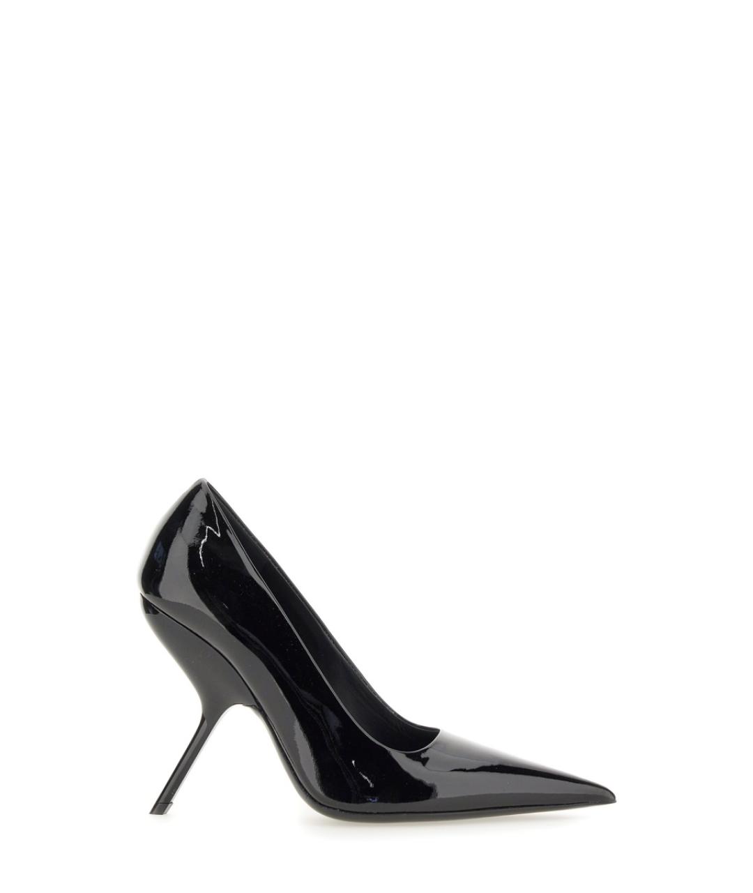 FERRAGAMO Черные кожаные туфли, фото 1