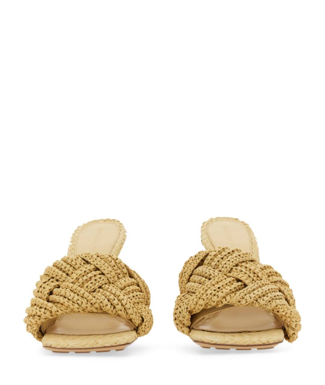 BOTTEGA VENETA Бежевые мюли, фото 2