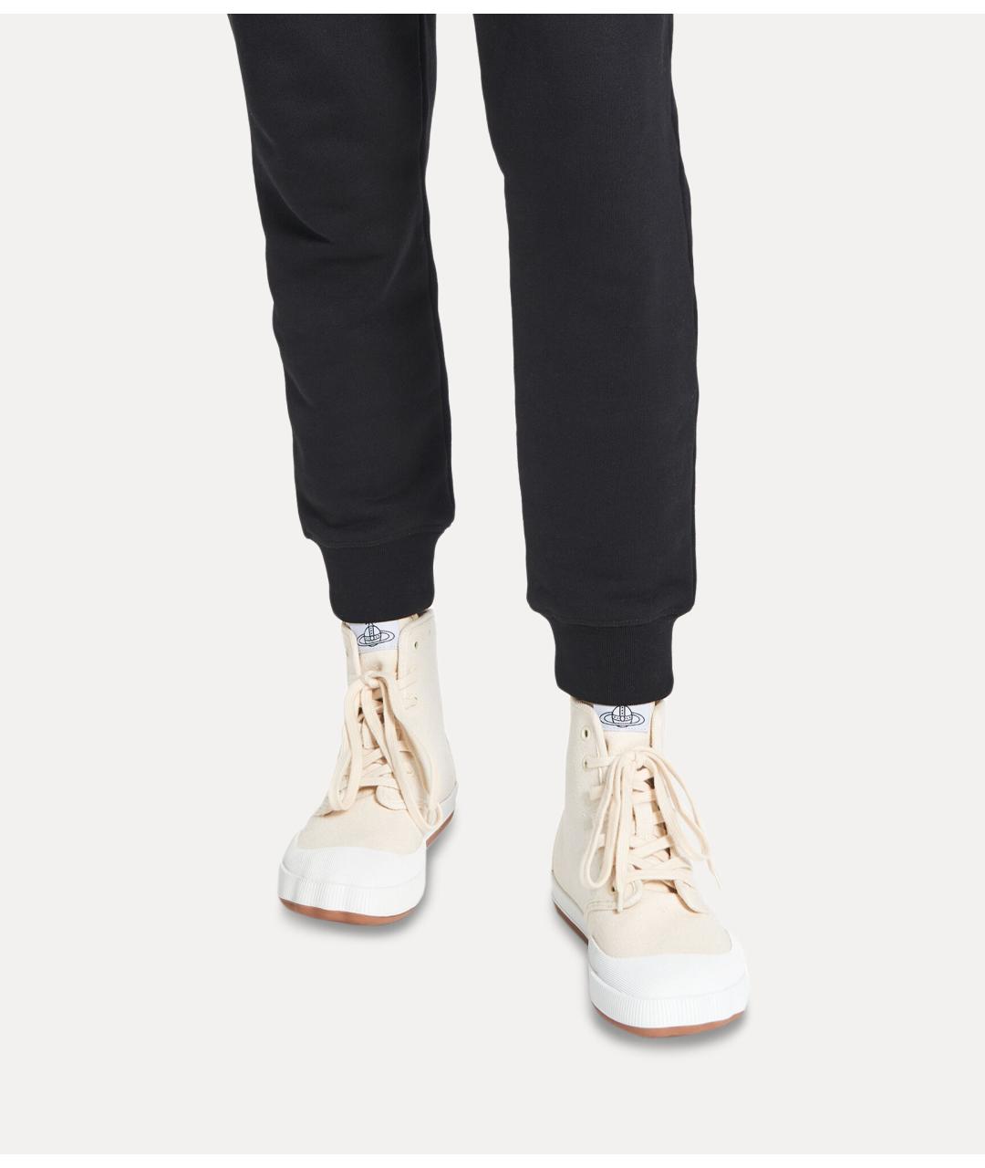 VIVIENNE WESTWOOD Белые текстильные кроссовки, фото 6
