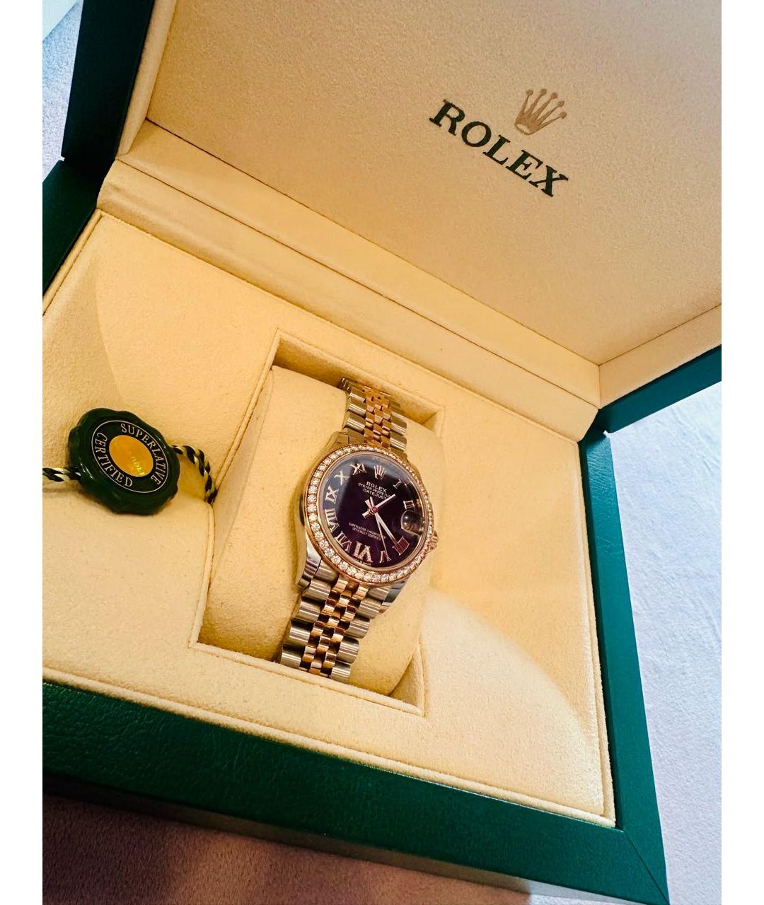 ROLEX Золотые часы из розового золота, фото 2