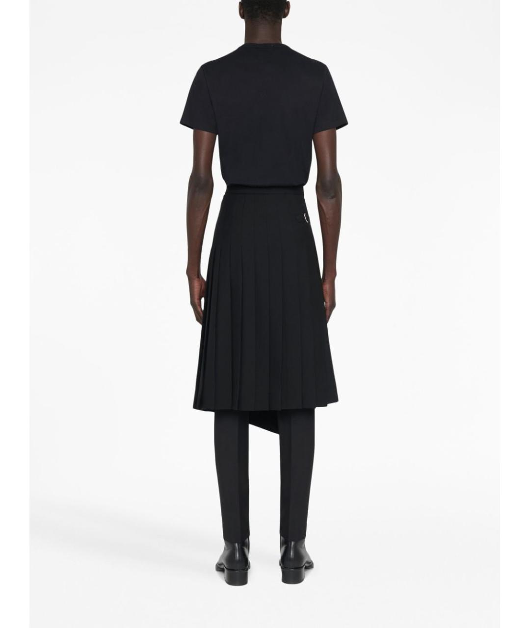 ALEXANDER MCQUEEN Черная хлопковая футболка, фото 2
