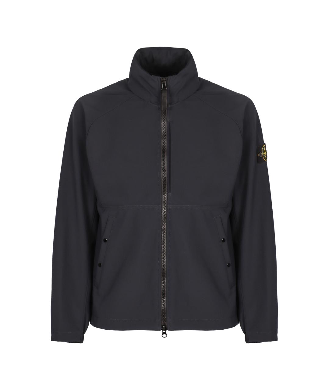 STONE ISLAND Синяя синтетическая куртка, фото 1