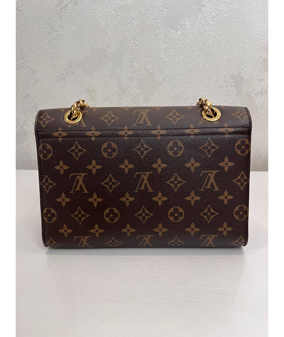 LOUIS VUITTON Коричневая сумка через плечо, фото 3