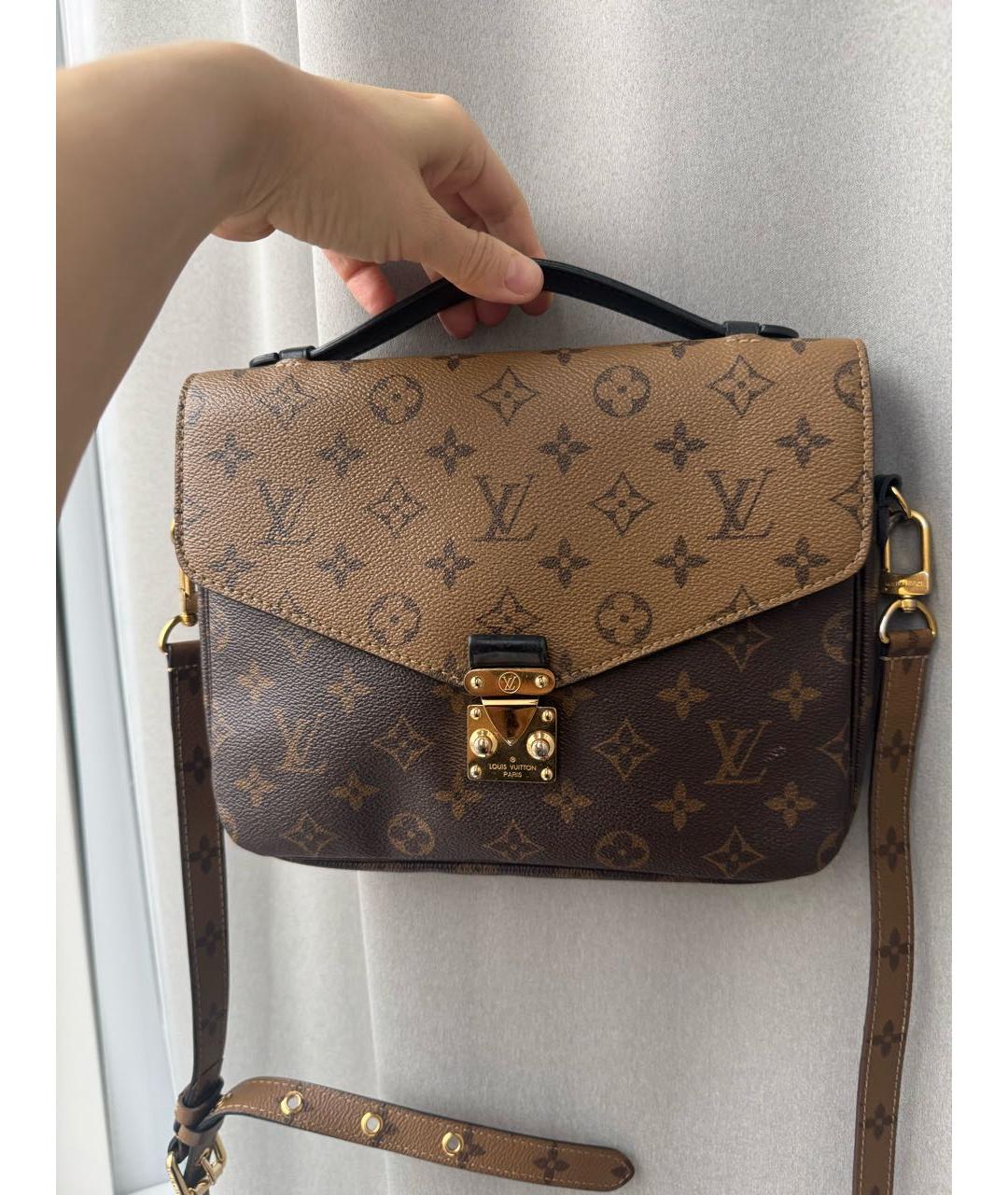 LOUIS VUITTON Коричневая сумка через плечо, фото 9