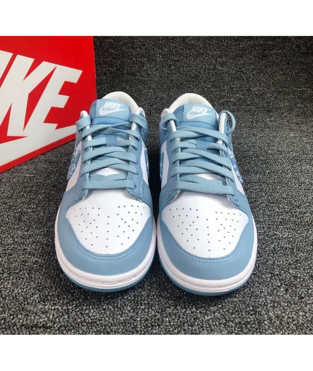 NIKE Голубые кожаные кеды, фото 6