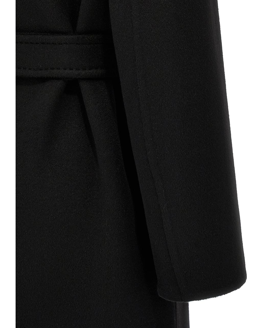 MAX MARA Черное кашемировое пальто, фото 4