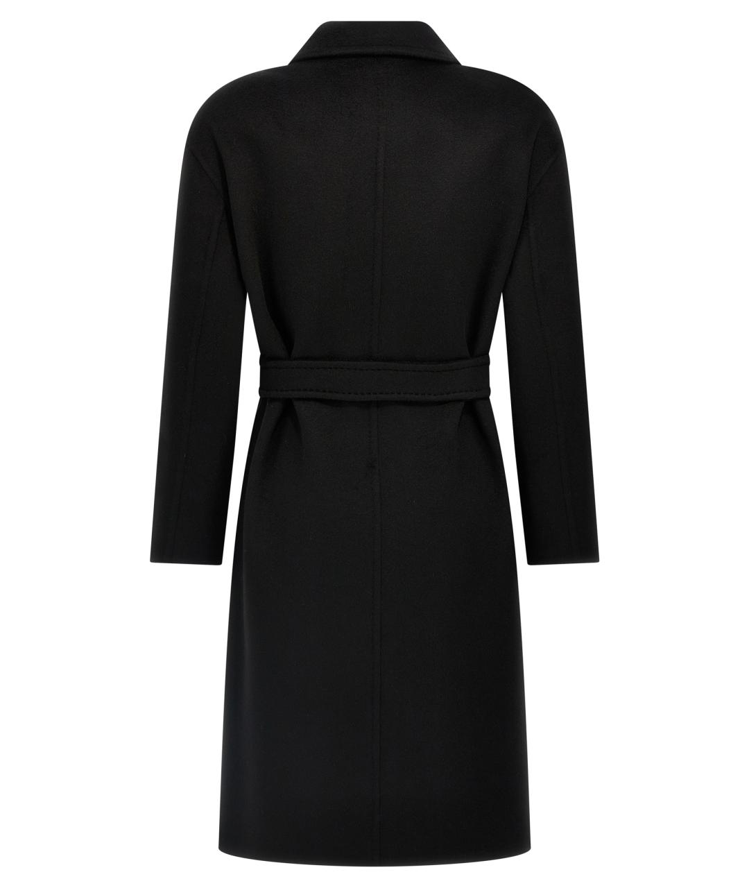 MAX MARA Черное кашемировое пальто, фото 2