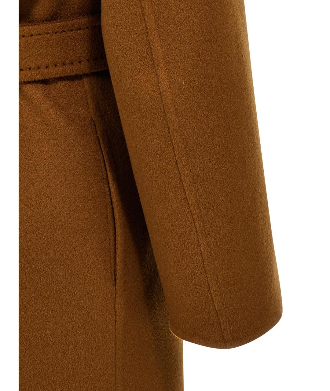 MAX MARA Коричневое кашемировое пальто, фото 4