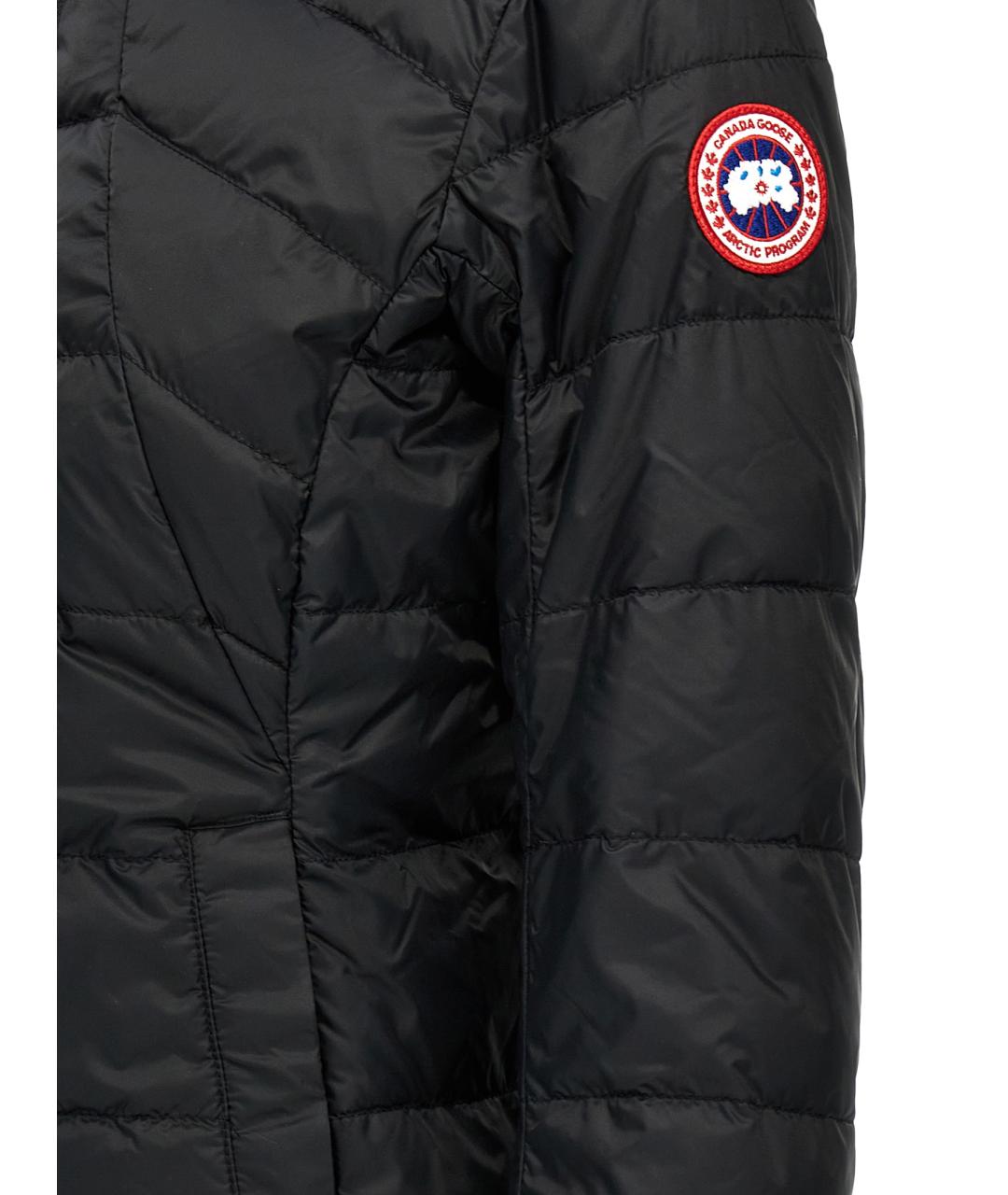 CANADA GOOSE Черная синтетическая куртка, фото 4