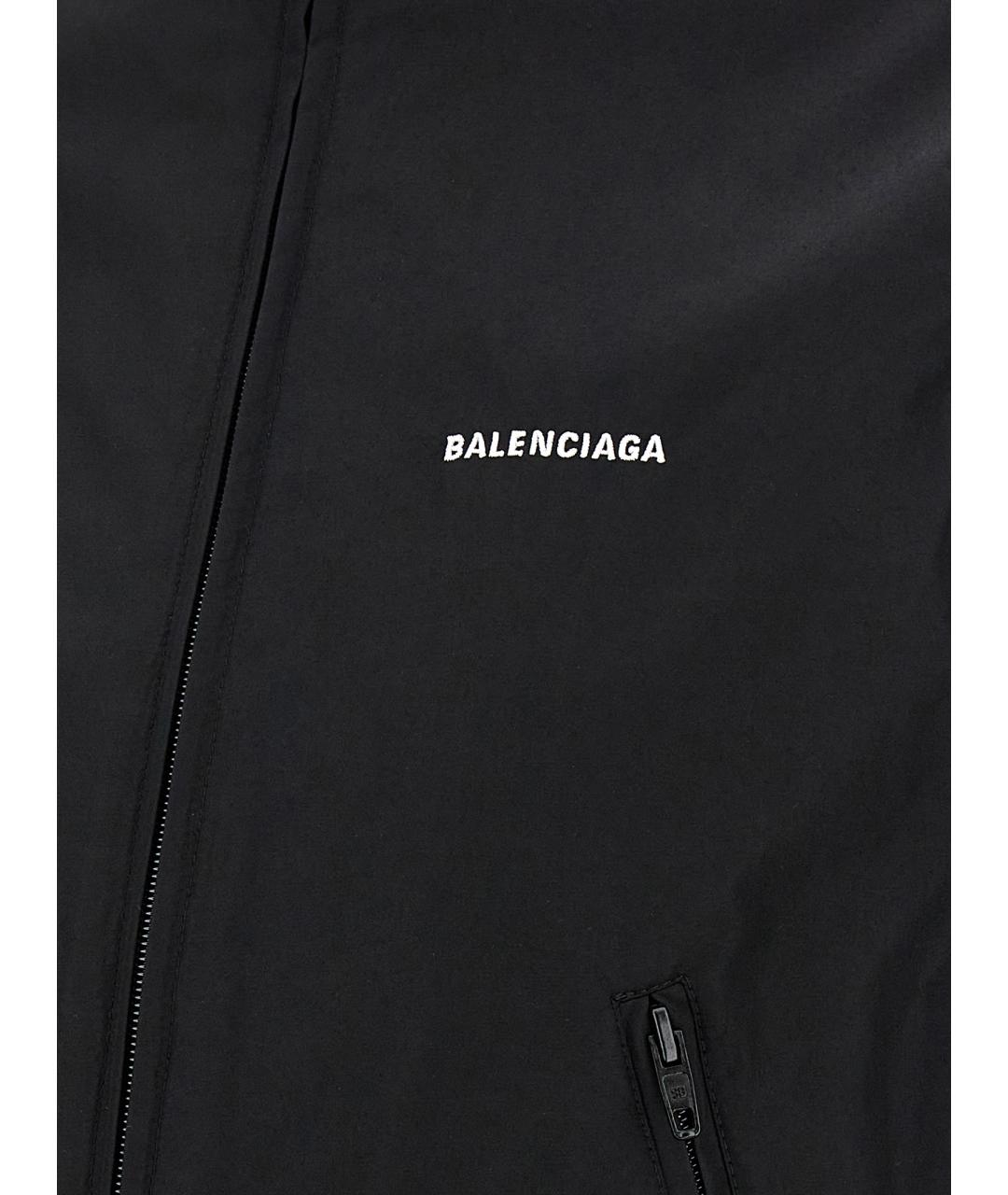 BALENCIAGA Черная полиамидовая парка, фото 4