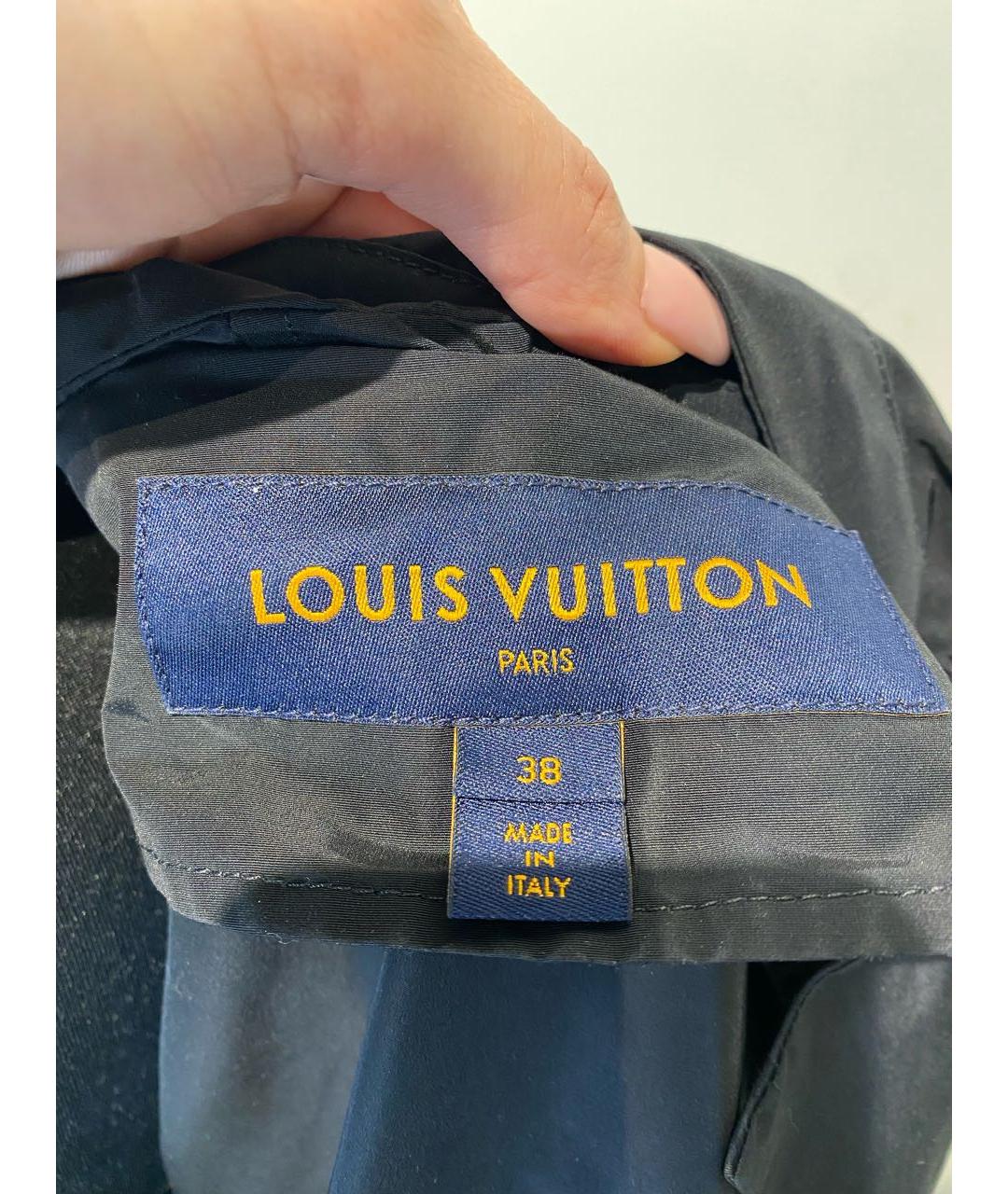 LOUIS VUITTON Черная полиэстеровая куртка, фото 3