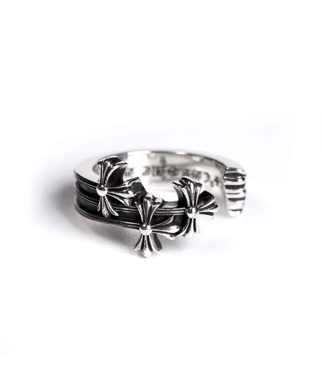 CHROME HEARTS Серебряное серебряное кольцо, фото 1