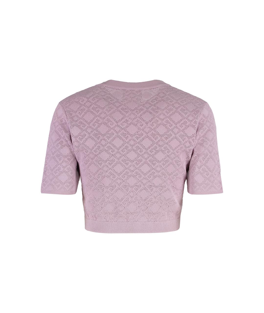GIVENCHY Розовая полиэстеровая футболка, фото 2