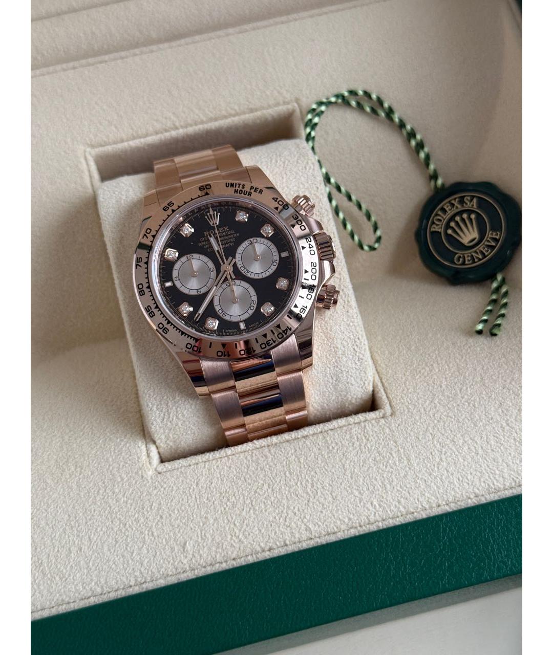 ROLEX Розовые часы из розового золота, фото 5