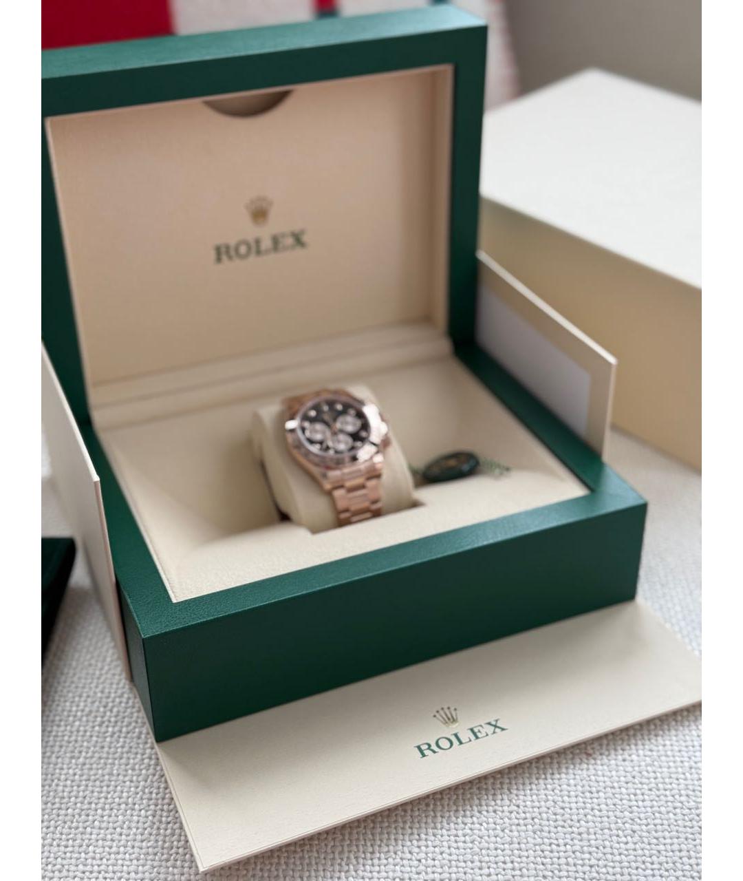 ROLEX Розовые часы из розового золота, фото 4