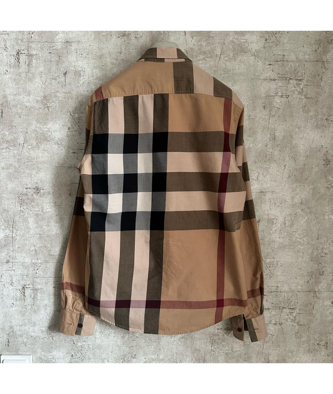 BURBERRY Мульти хлопковая кэжуал рубашка, фото 2