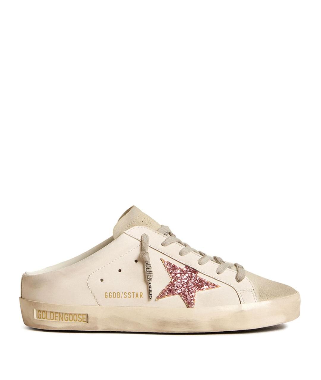 GOLDEN GOOSE DELUXE BRAND Розовые кожаные кроссовки, фото 1