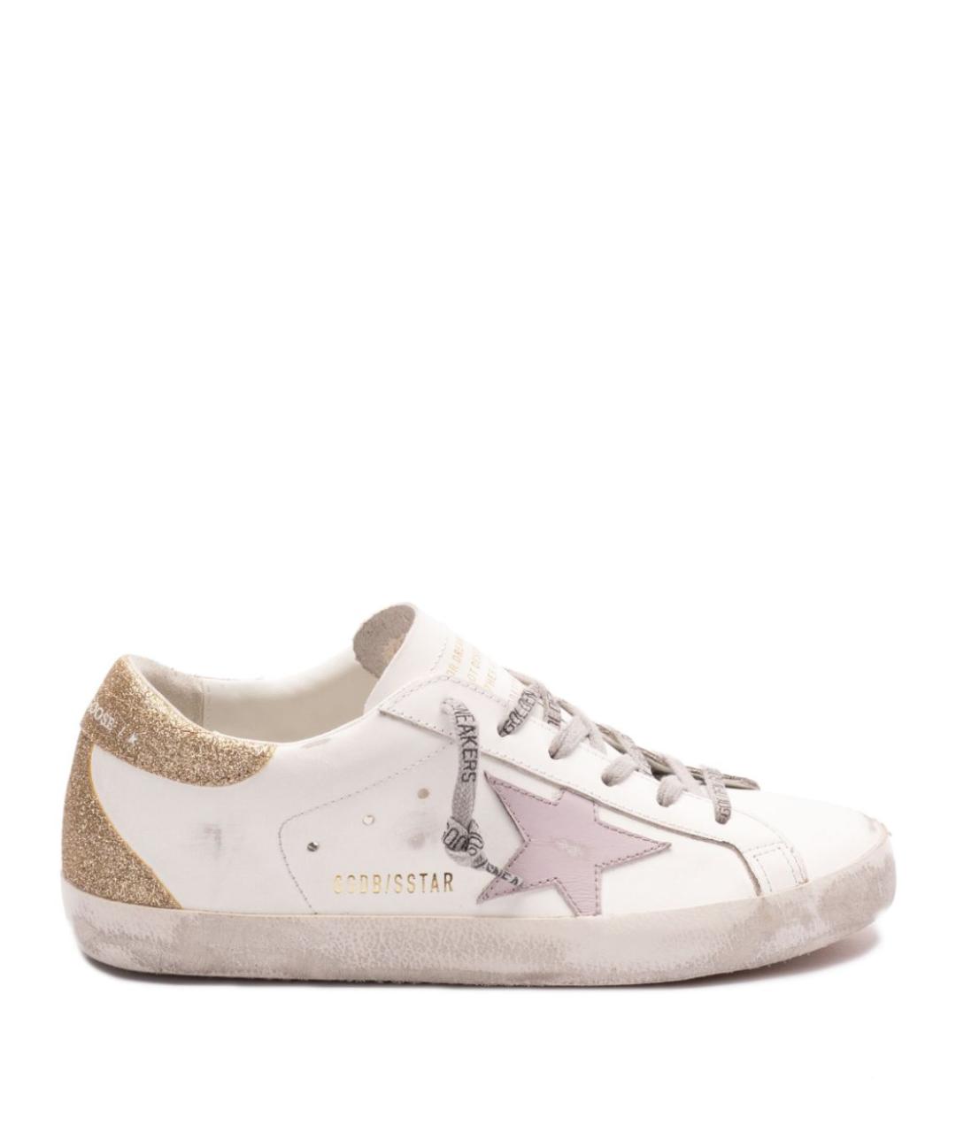 GOLDEN GOOSE DELUXE BRAND Серые кожаные кроссовки, фото 1