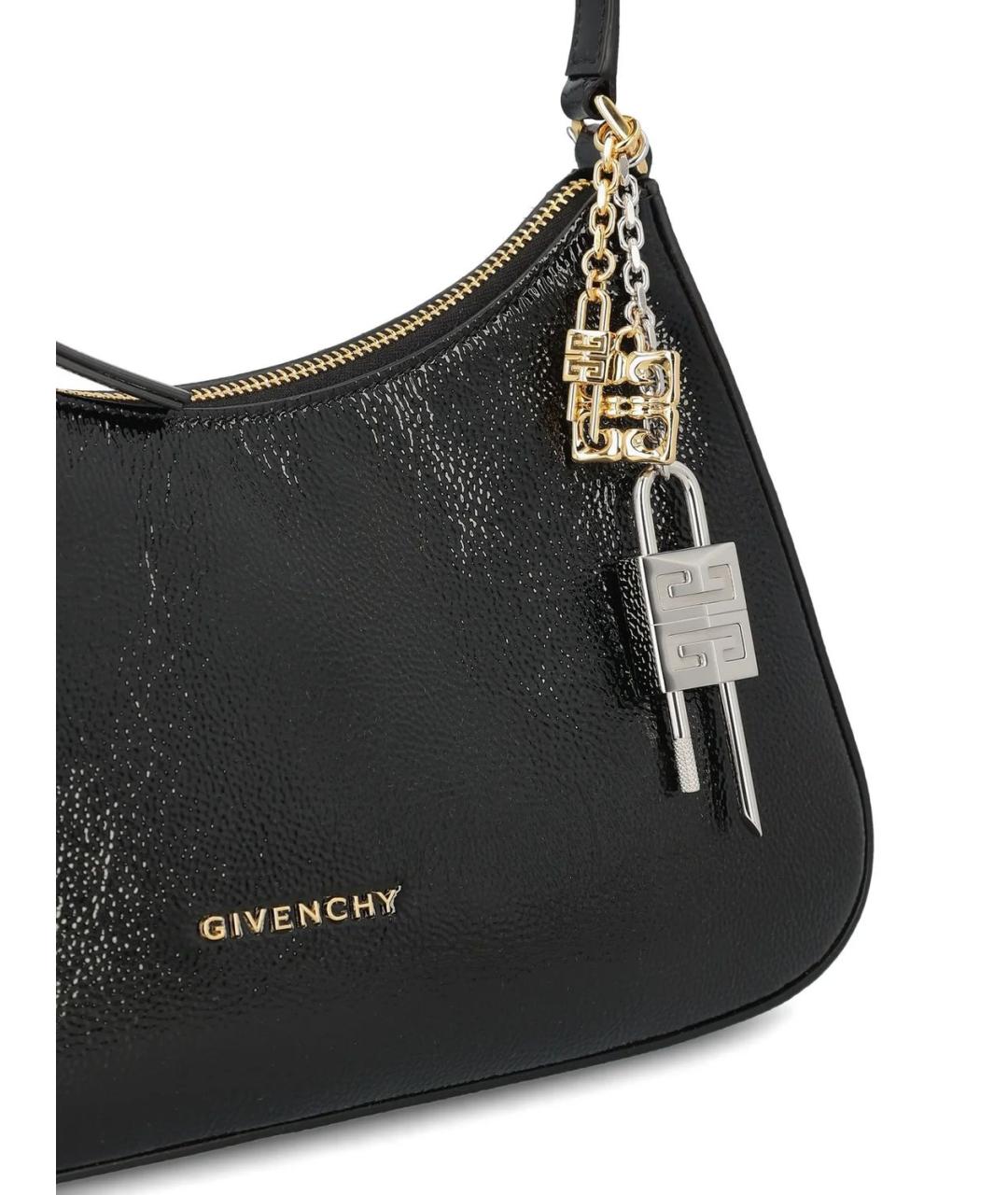GIVENCHY Черная кожаная сумка с короткими ручками, фото 4