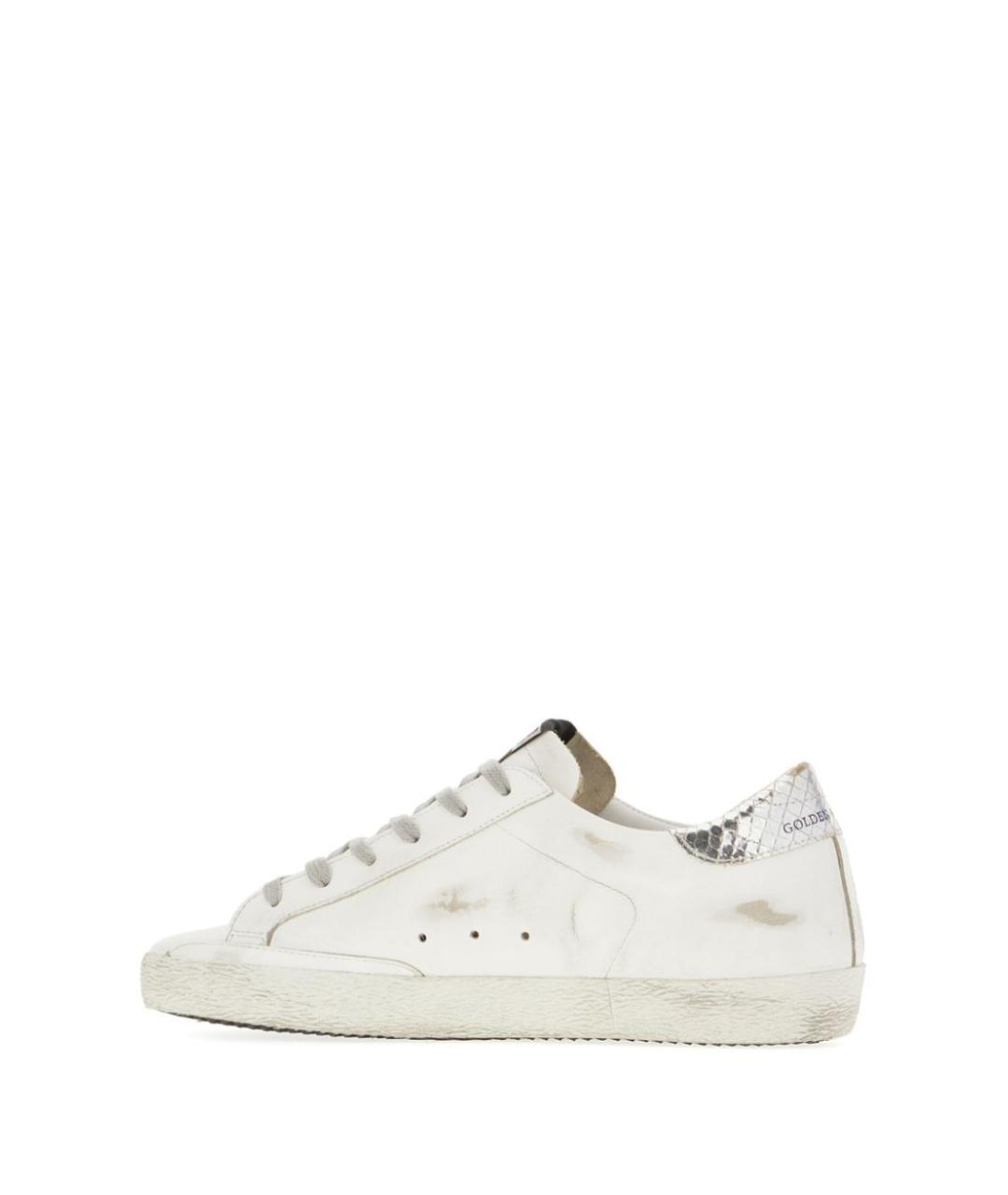 GOLDEN GOOSE DELUXE BRAND Белые кожаные кеды, фото 3