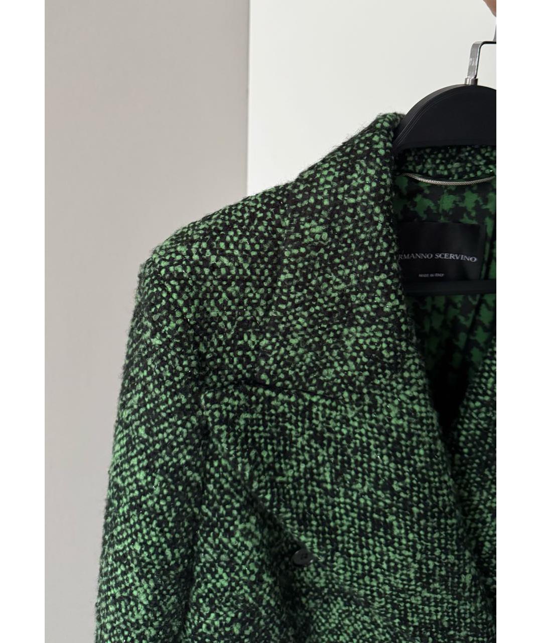 ERMANNO SCERVINO Зеленые пальто, фото 8