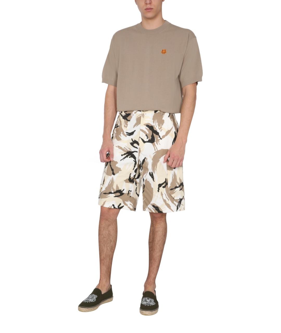 KENZO Мульти полиэстеровые шорты, фото 3