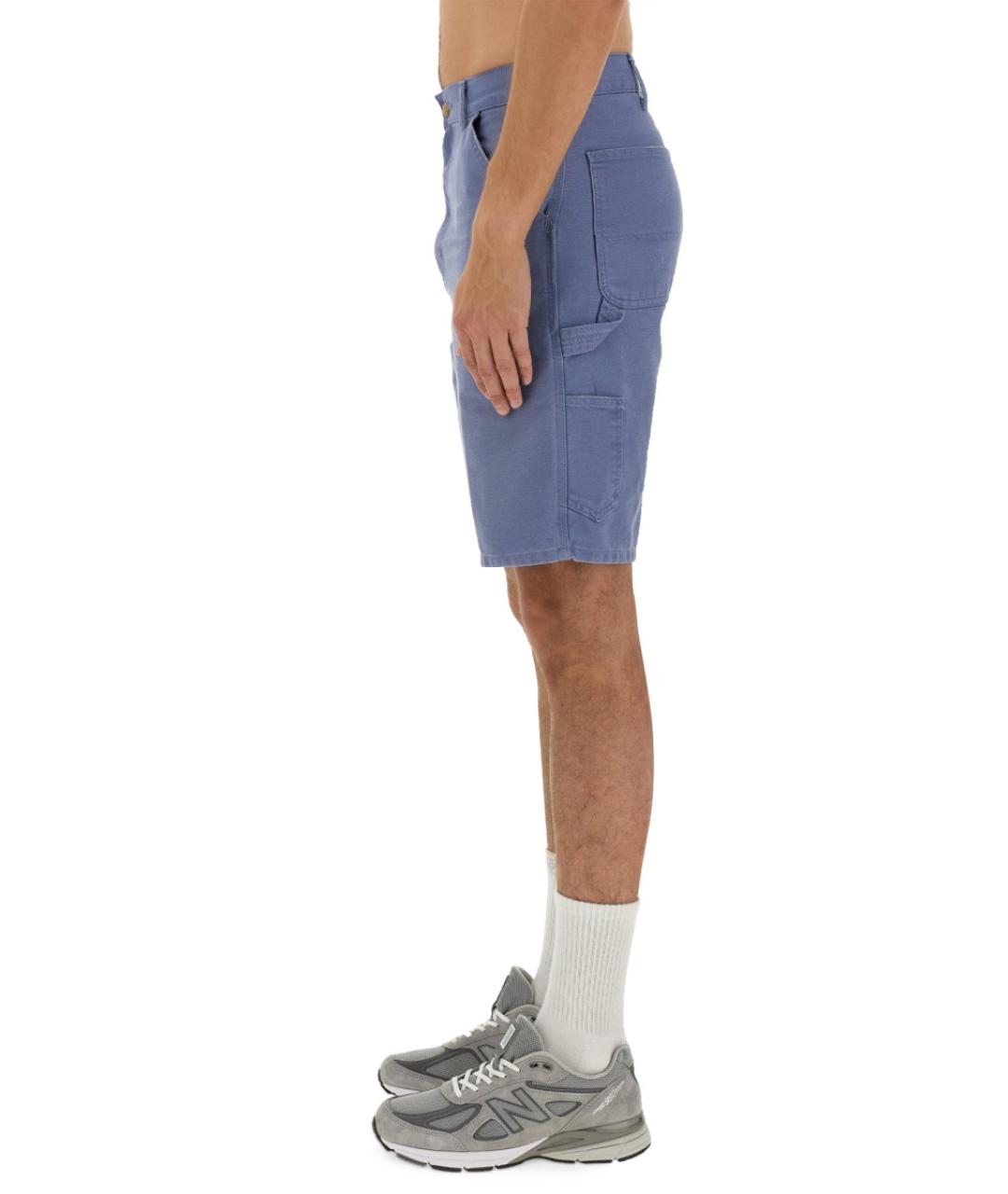 CARHARTT WIP Синие хлопковые повседневные брюки, фото 5