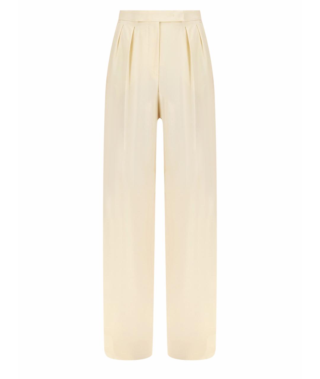MAX MARA Бежевые брюки широкие, фото 1