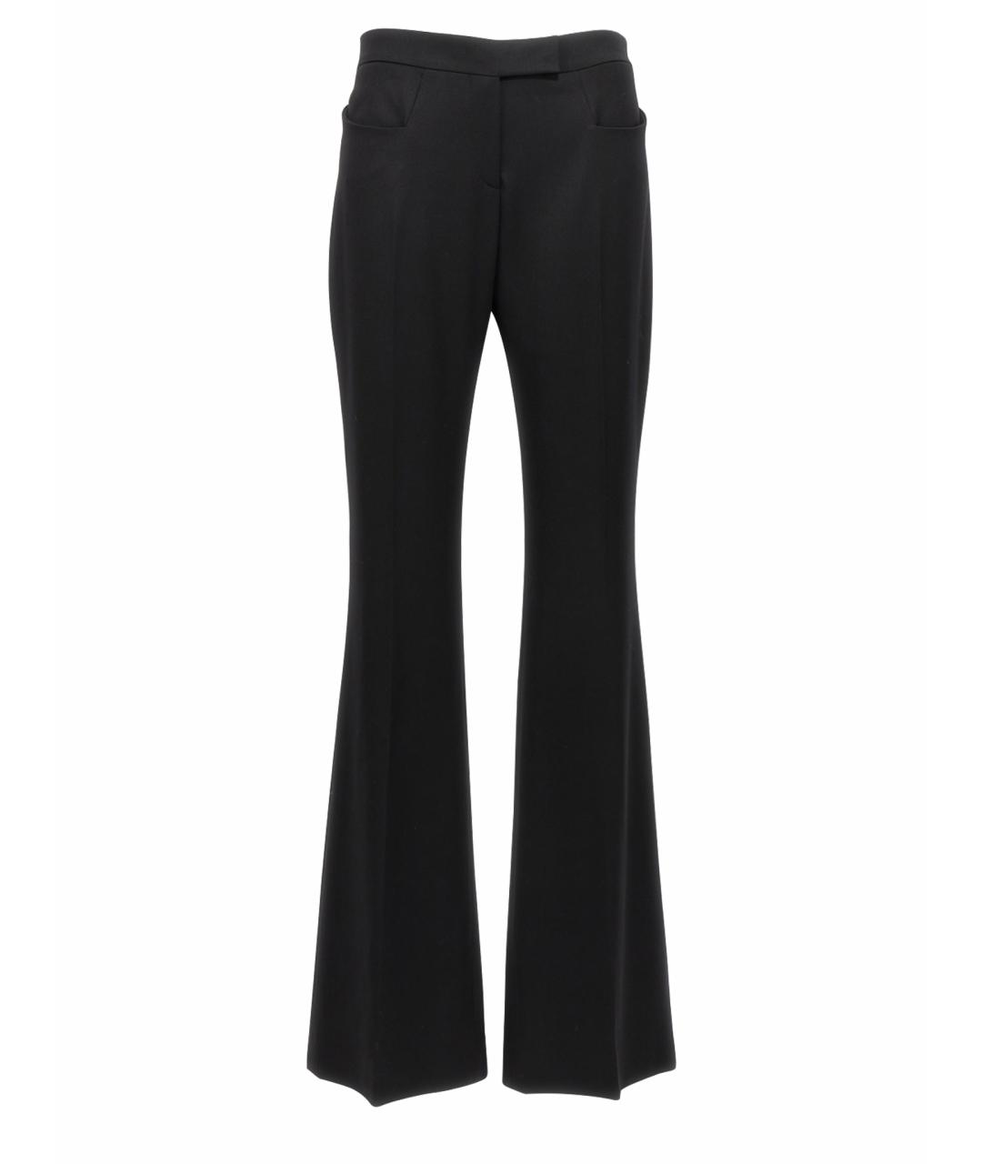 TOM FORD Черные шерстяные брюки широкие, фото 1