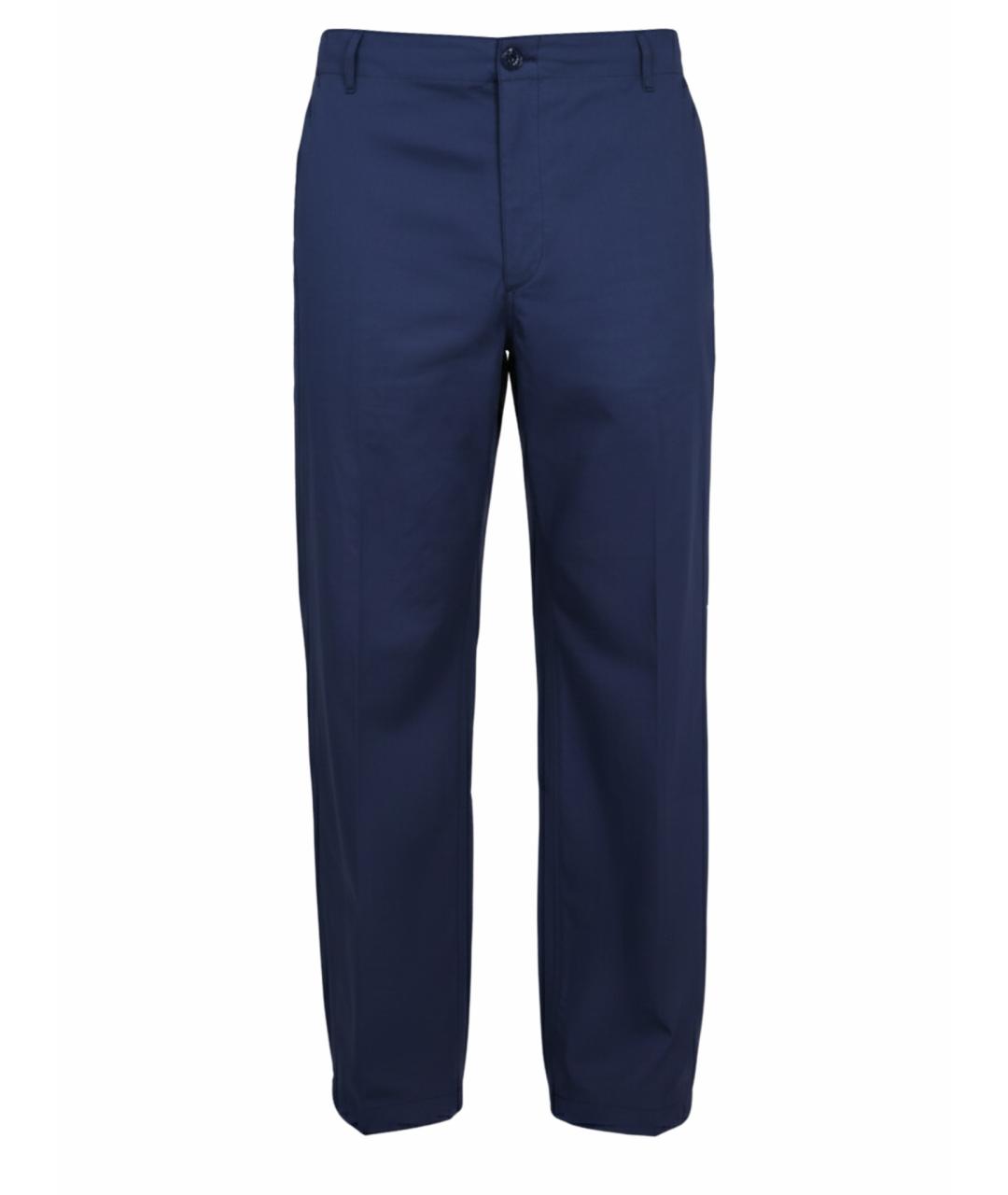 KENZO Синие хлопковые повседневные брюки, фото 1