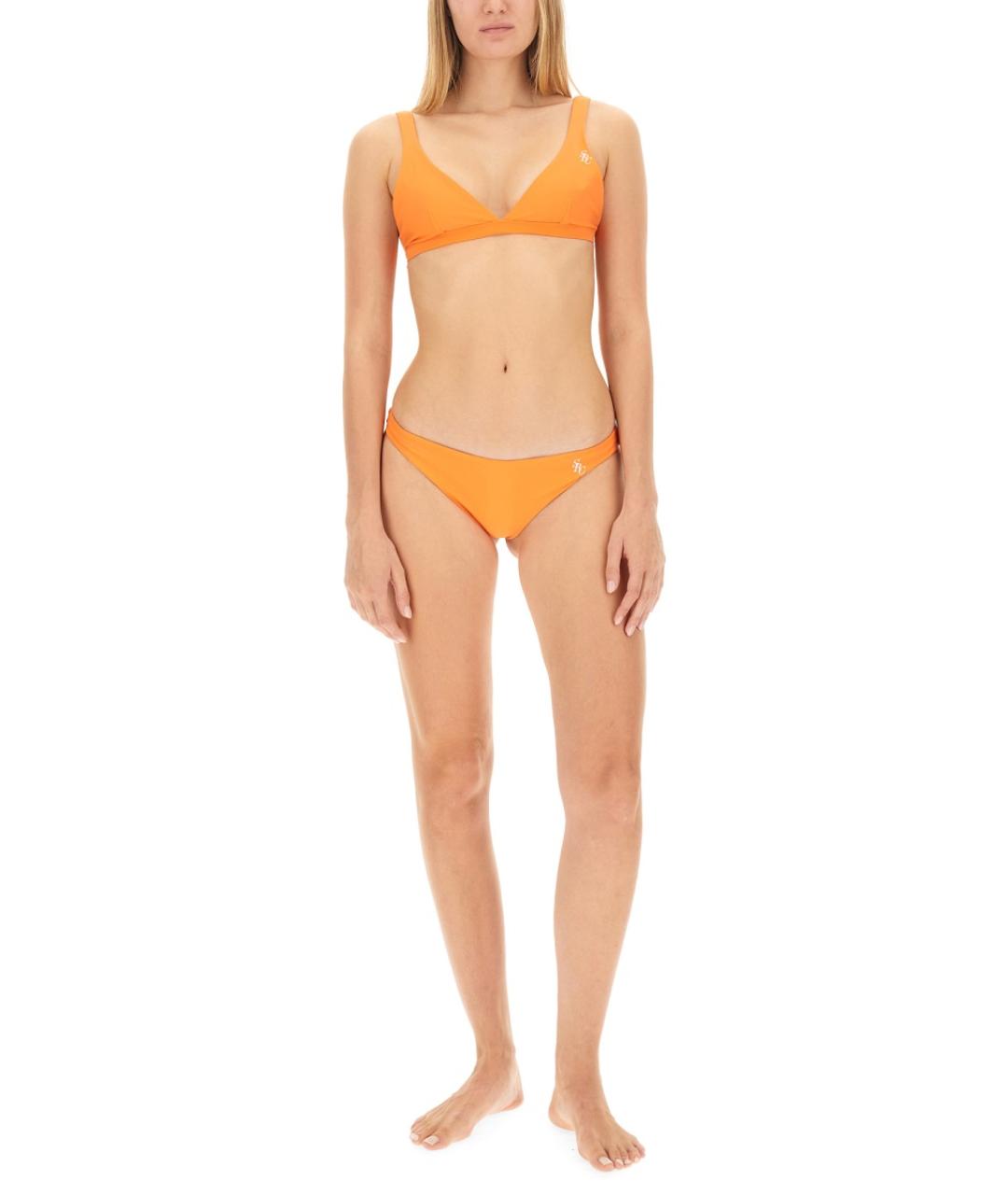 SPORTY AND RICH Оранжевый полиамидовый купальник, фото 2