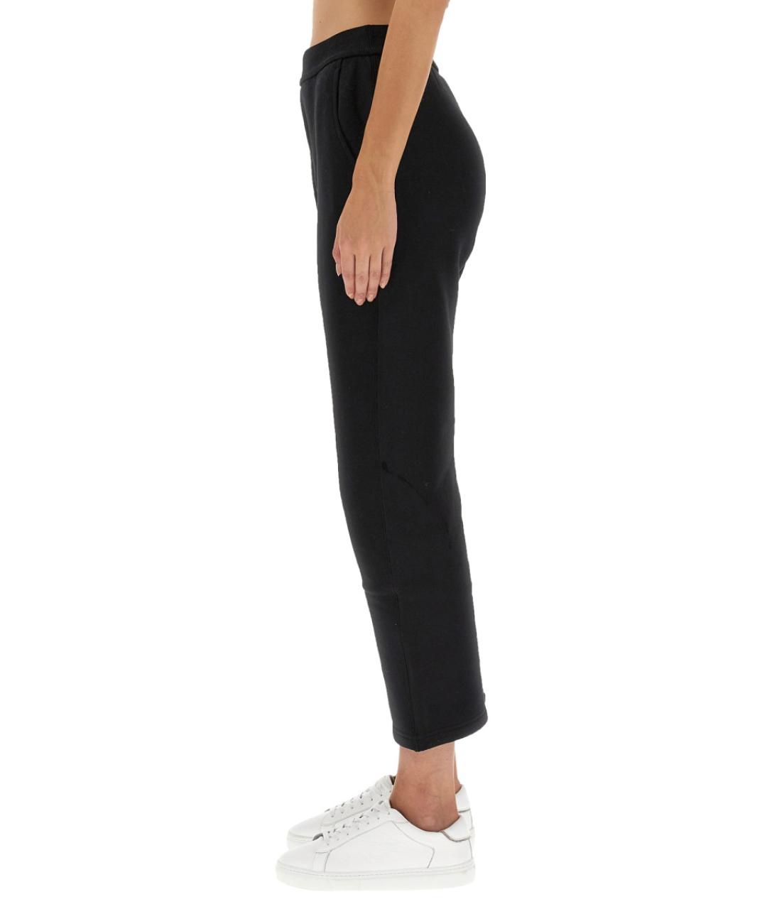 'S MAX MARA Черные прямые брюки, фото 4