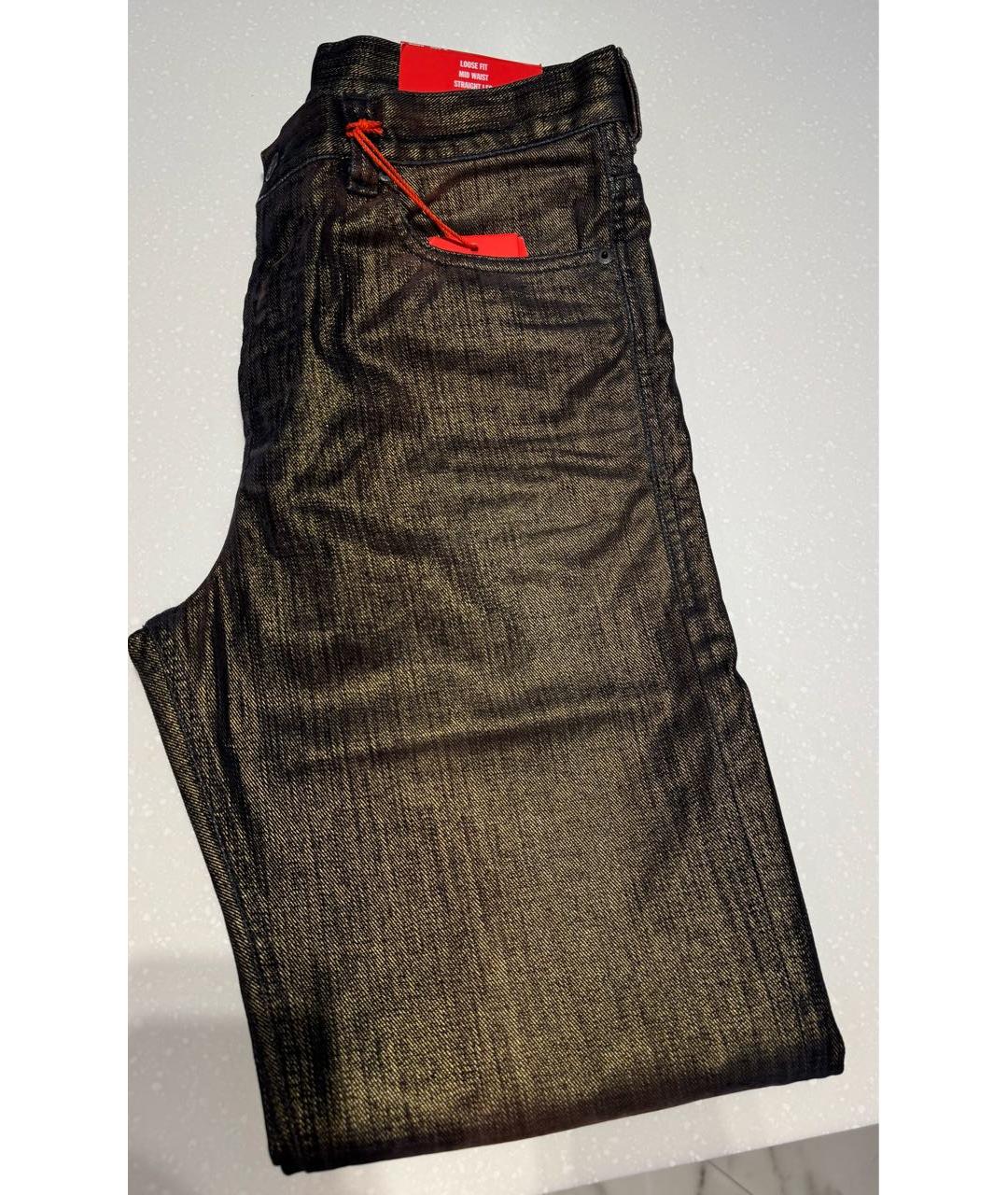 DIESEL Хлопко-полиэстеровые прямые джинсы, фото 6