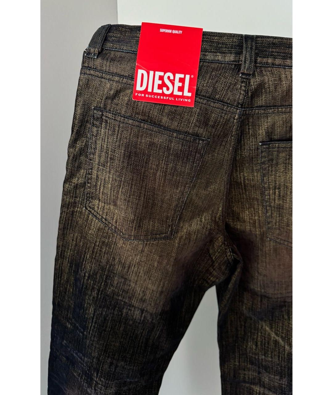DIESEL Хлопко-полиэстеровые прямые джинсы, фото 2