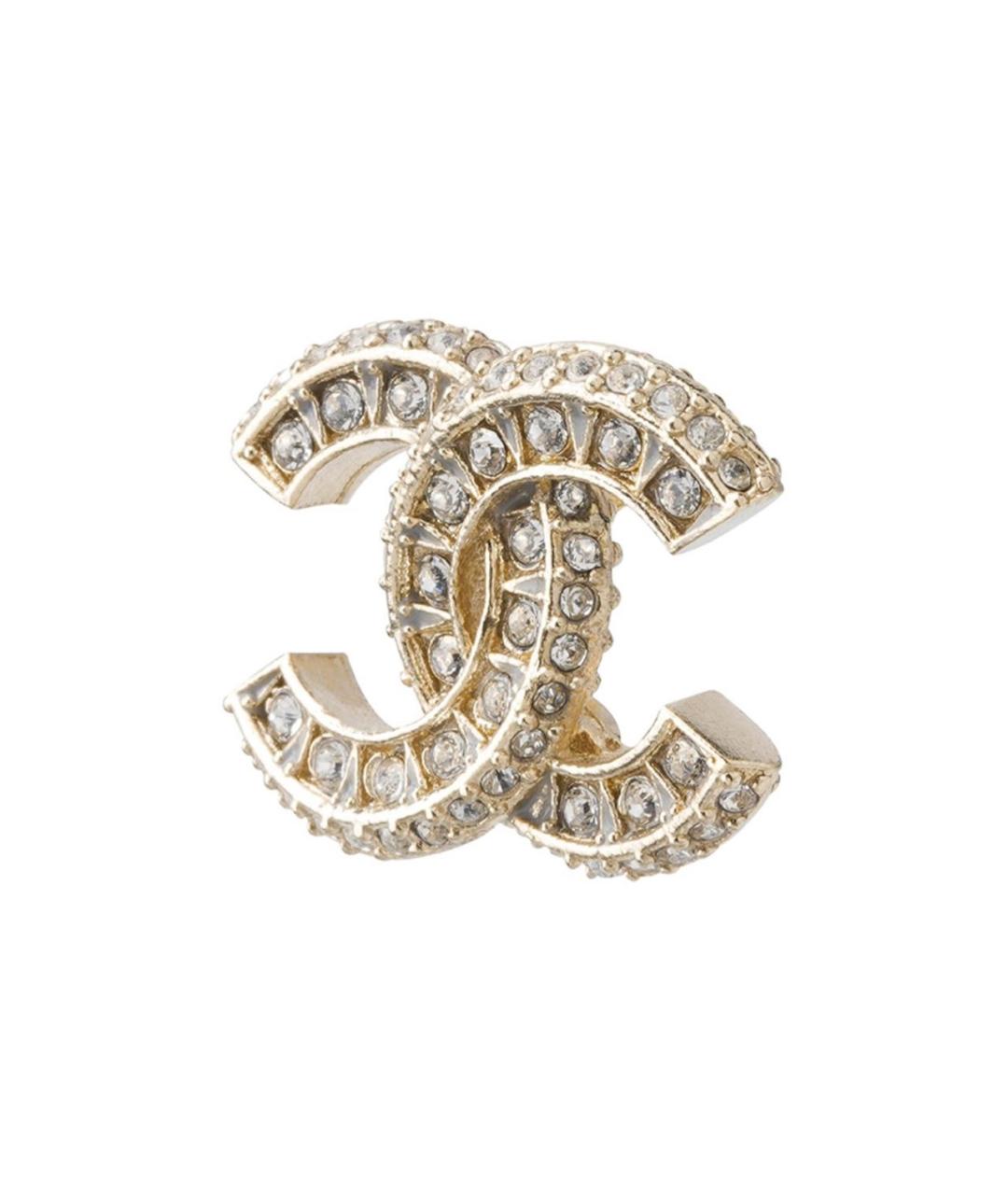 CHANEL Золотые серьги, фото 2